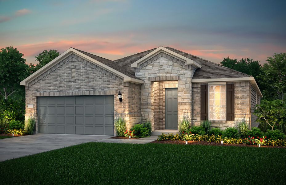 Representative exterior photo of a completed home built from the Mainstay by Del Webb in Sun City Texas, Georgetown, TX (Image 31).