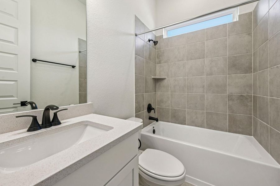 Furnished interior view inside a new home in Pinewood Trails - Luxe Series, Houston (Image 13).