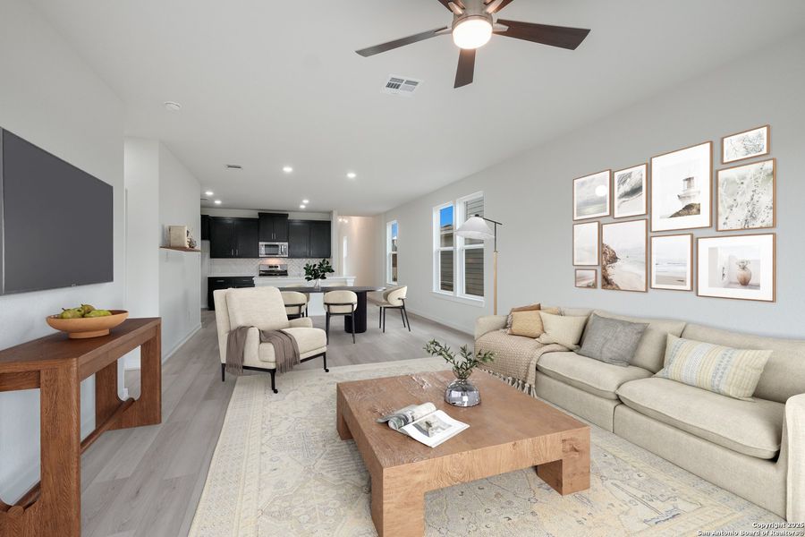 Furnished interior view inside a new home in Avondale, San Antonio (Image 5).