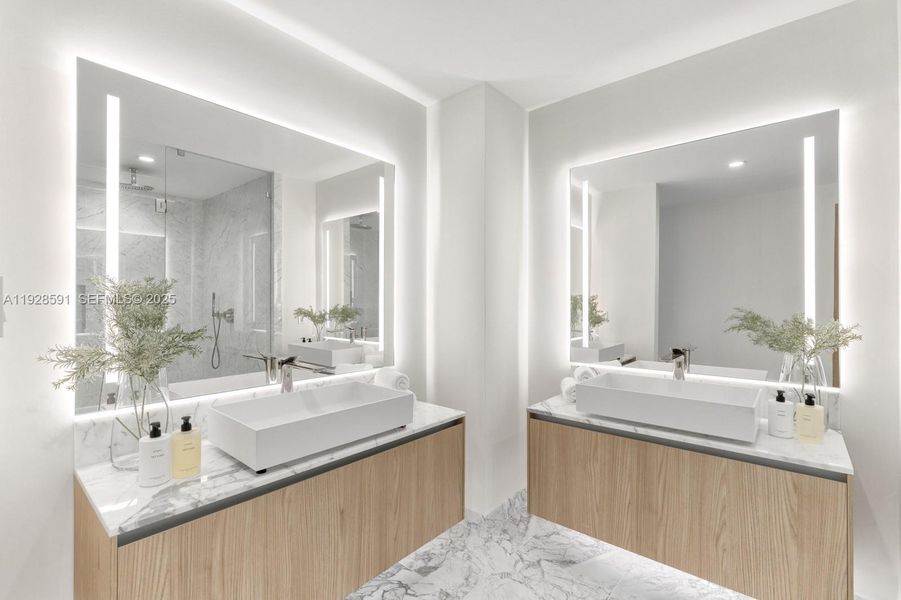 Furnished interior view inside a new home in , Bay Harbor Islands (Image 44). Furnished interior view inside a new home in , Bay Harbor Islands (Image 44).