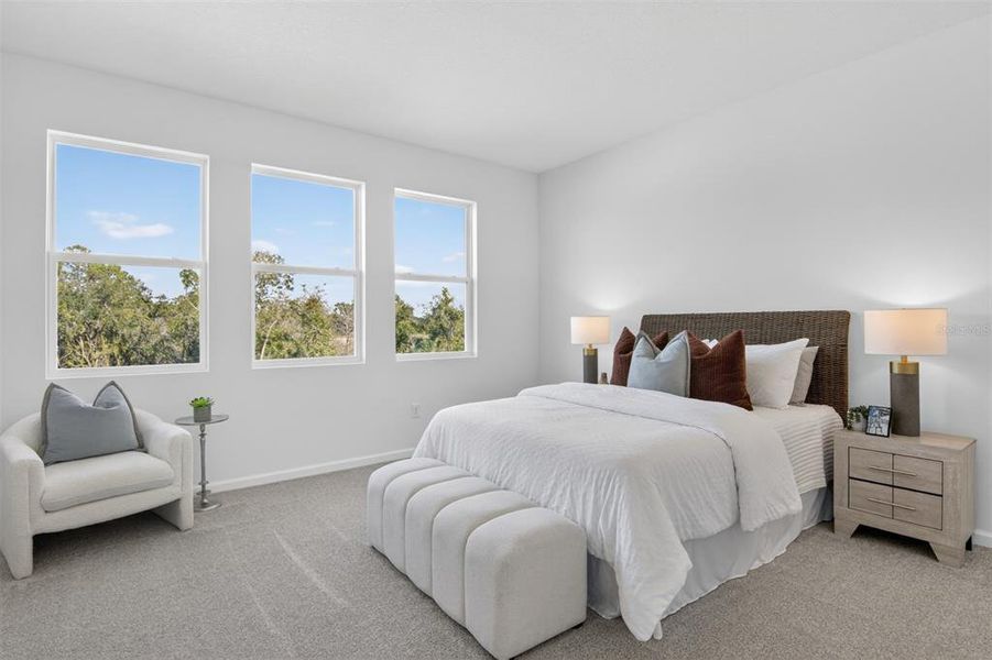 Furnished interior view inside a new home in Rainwood, Clermont (Image 5).