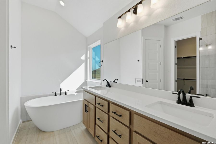 Furnished interior view inside a new home in The Crossvine, Schertz (Image 6).