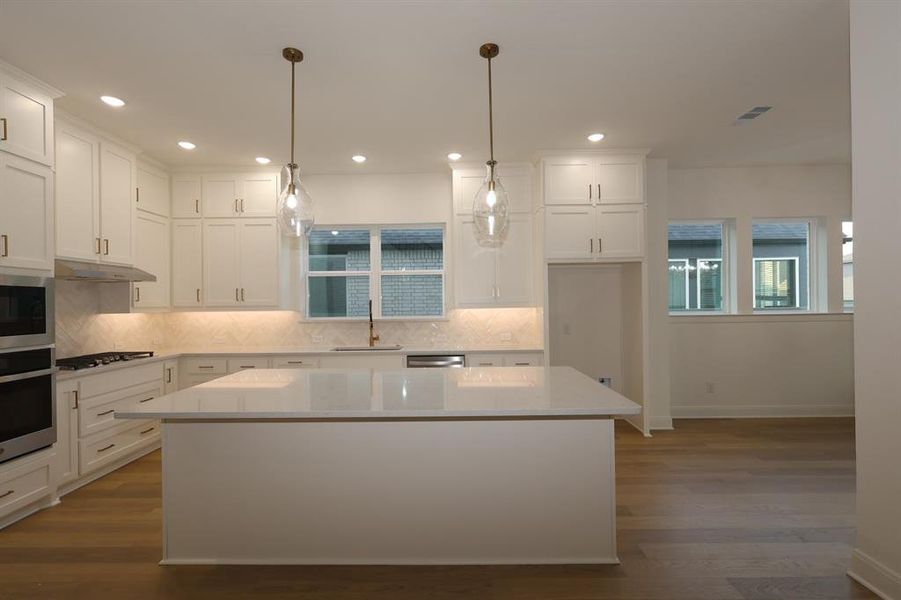 Furnished interior view inside a new home in Pecan Square - Gardens, Northlake (Image 3).