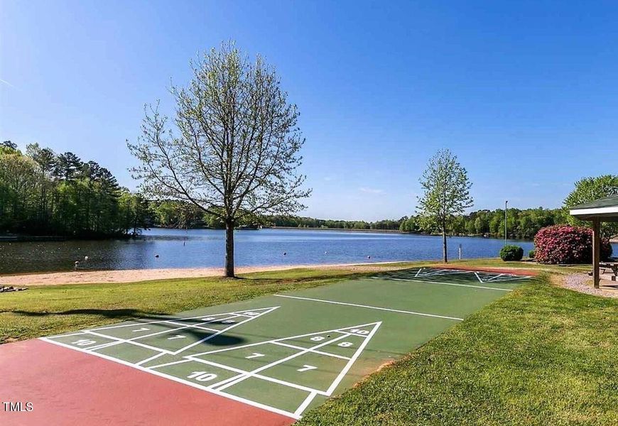 Shuffle Board & Lake view