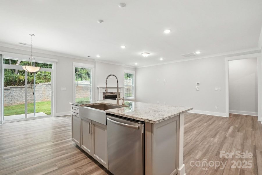 Furnished interior view inside a new home in Villas at Prestwick, Mooresville (Image 15).