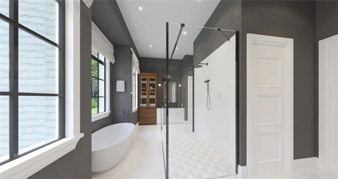 Furnished interior view inside a new home in , Dacula (Image 9).