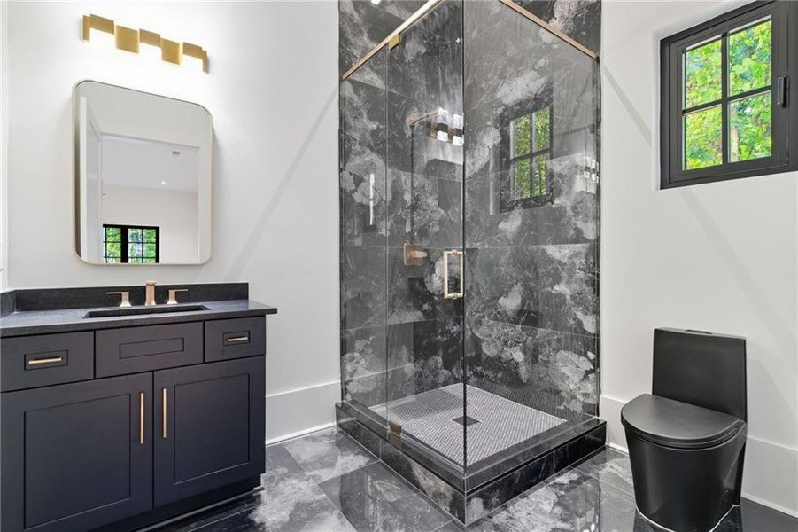 Furnished interior view inside a new home in , Alpharetta (Image 49).