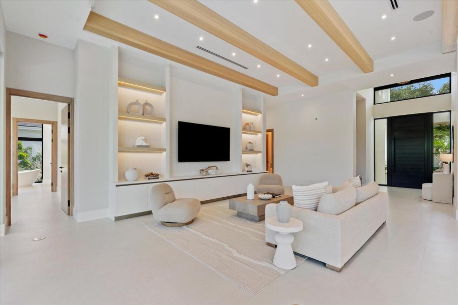 Furnished interior view inside a new home in , Fort Lauderdale (Image 7). Furnished interior view inside a new home in , Fort Lauderdale (Image 7).