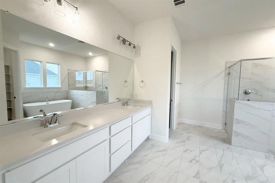 Furnished interior view inside a new home in Ridge Park Estates, Royse City (Image 7).