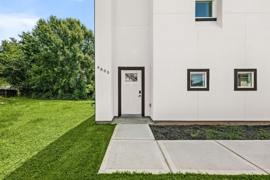 Front exterior of a new home in , Houston, TX, highlighting curb appeal (Image 26).
