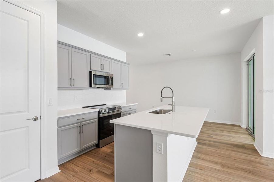 Furnished interior view inside a new home in , San Antonio (Image 6).