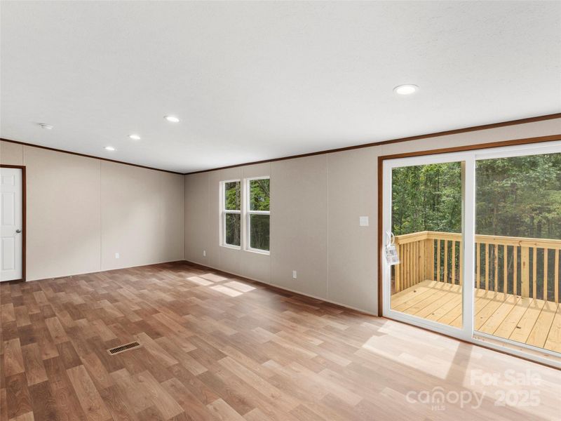 Spacious, unfurnished interior of a new home in , Mill Spring (Image 16). Spacious, unfurnished interior of a new home in , Mill Spring (Image 16).