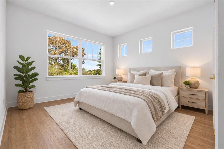 Furnished interior view inside a new home in , St. Petersburg (Image 13).