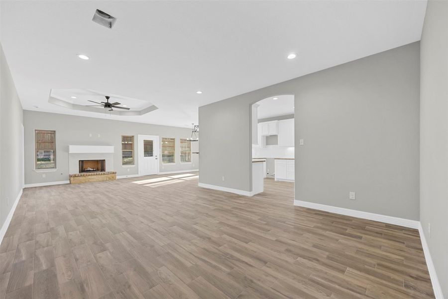 sample of the entrance to family roomm