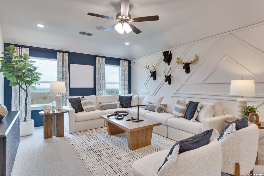 Furnished interior view inside a new home in Westridge, San Antonio (Image 7).