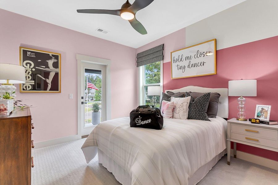 Furnished interior view inside a new home in Hidden Ponds Reserve, Awendaw (Image 6).