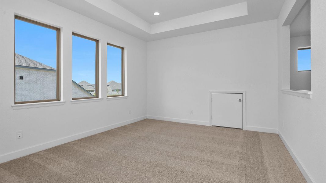 Spacious, unfurnished interior of a new home in Bridgeland, Cypress (Image 7).