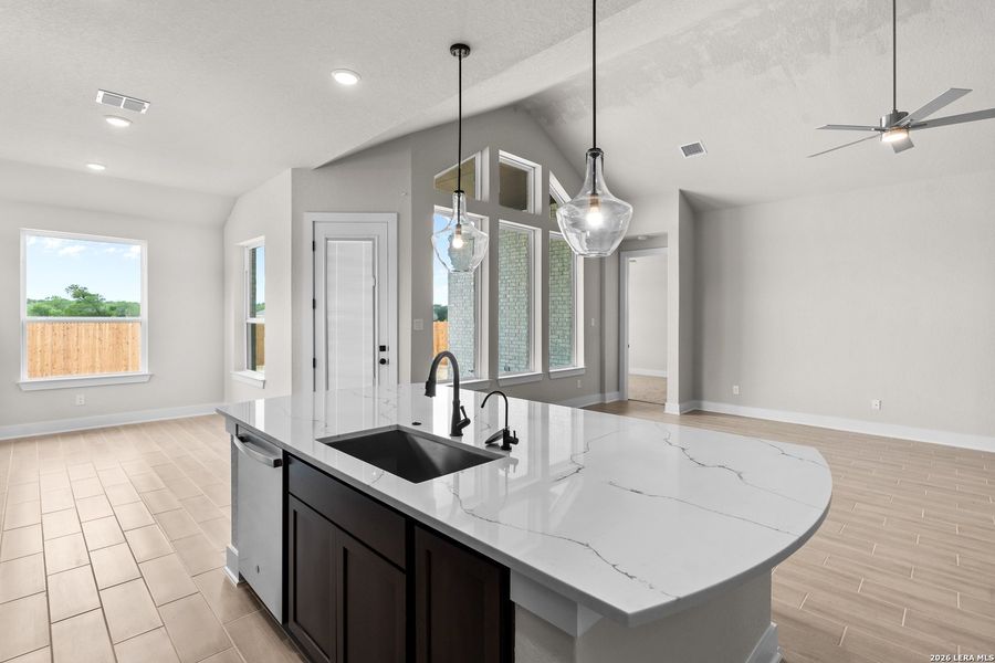Furnished interior view inside a new home in Stillwater Ranch, San Antonio (Image 15).
