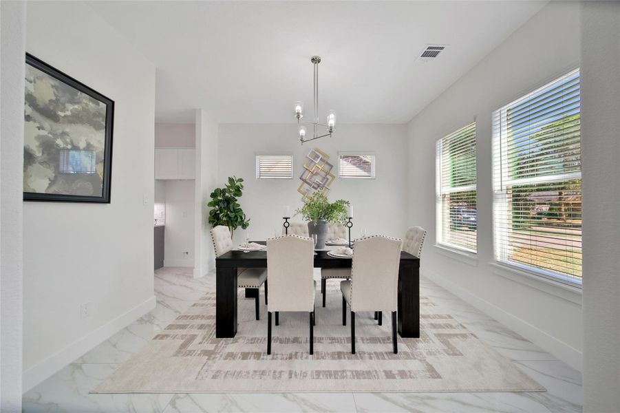 Furnished interior view inside a new home in , Houston (Image 8). Furnished interior view inside a new home in , Houston (Image 8).