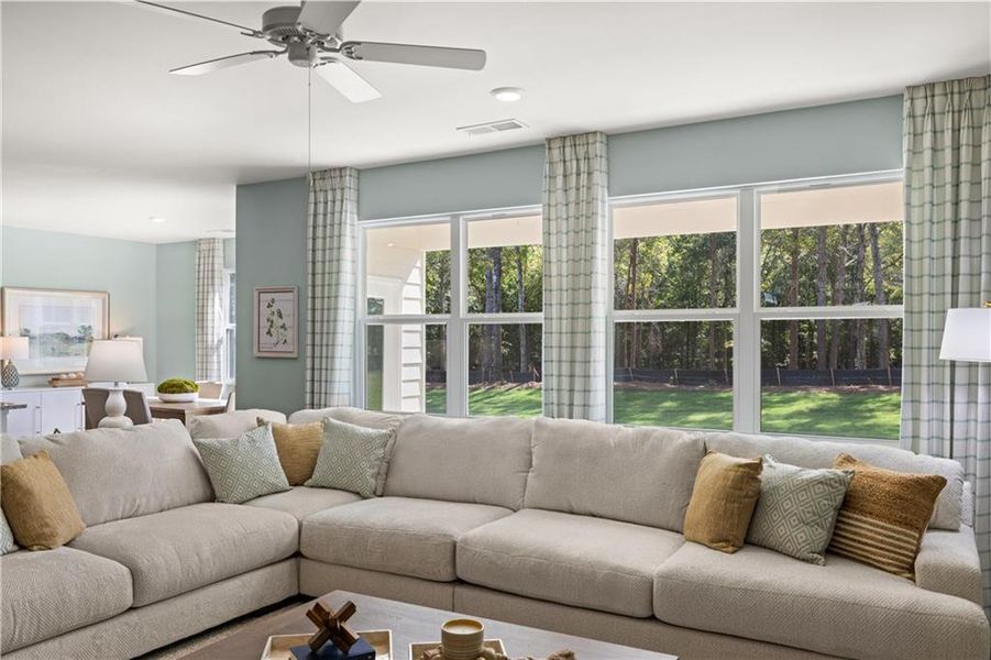 Furnished interior view inside a new home in , Buckhead (Image 34).
