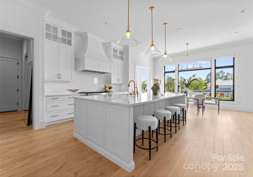 Furnished interior view inside a new home in , Weddington (Image 4).