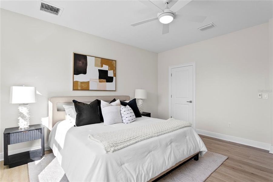 Furnished interior view inside a new home in , Tampa (Image 30).