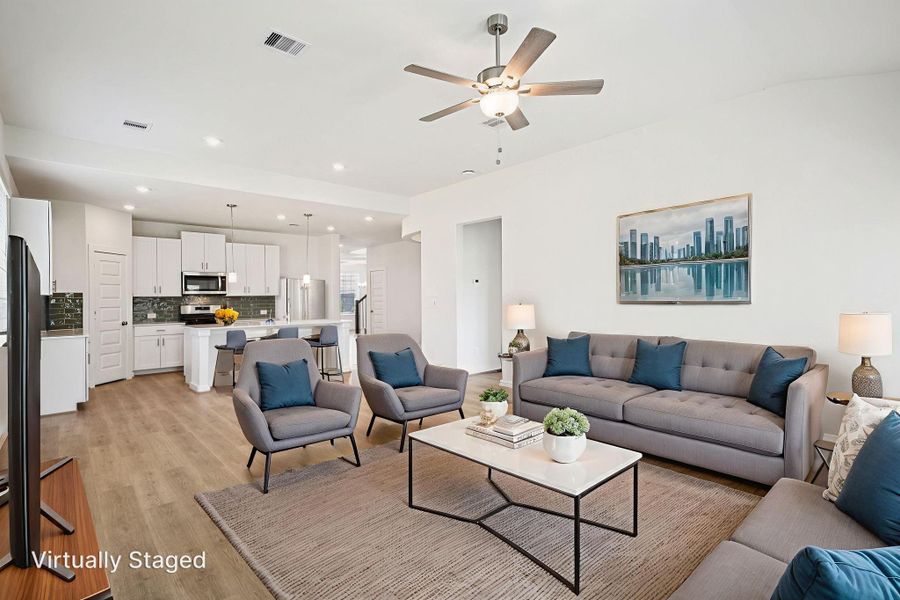 Photo is not of the actual home, but is an inspirational photo of builder’s model home and may depict options, furnishings, and/or decorator features that are not included