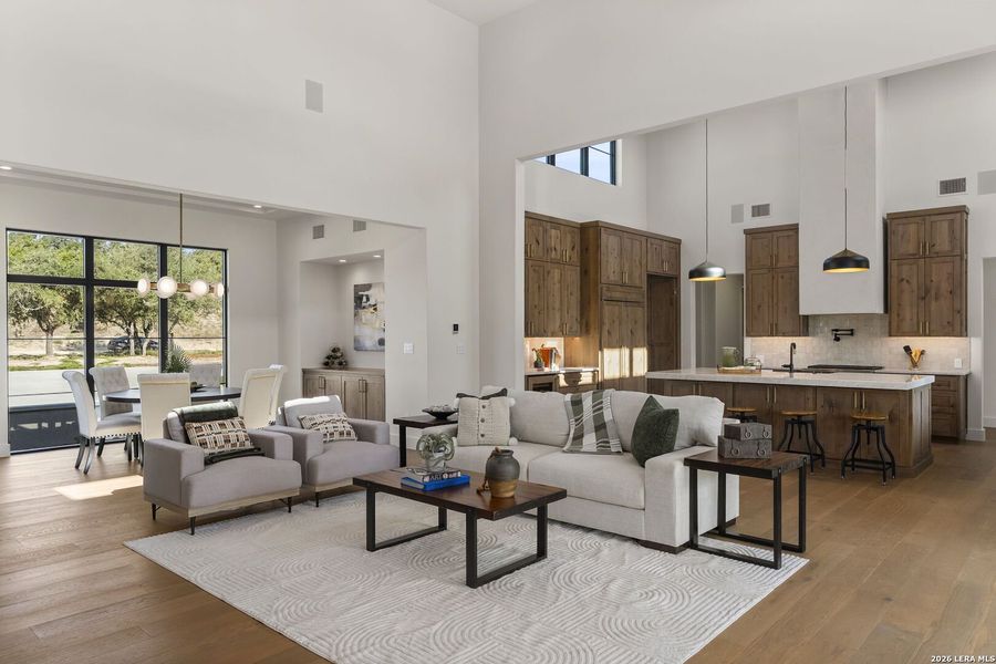 Furnished interior view inside a new home in , Spring Branch (Image 8).
