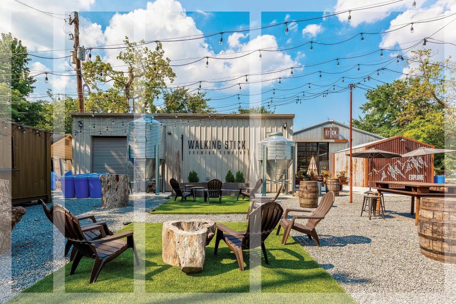 Walking Stick Brewery is one of Houston's amazing breweries and it is less than 10 mins away. Lovely outdoor spaces and drinks are supplemented by food trucks. Walking Stick Brewery is one of Houston's amazing breweries and it is less than 10 mins away. Lovely outdoor spaces and drinks are supplemented by food trucks.