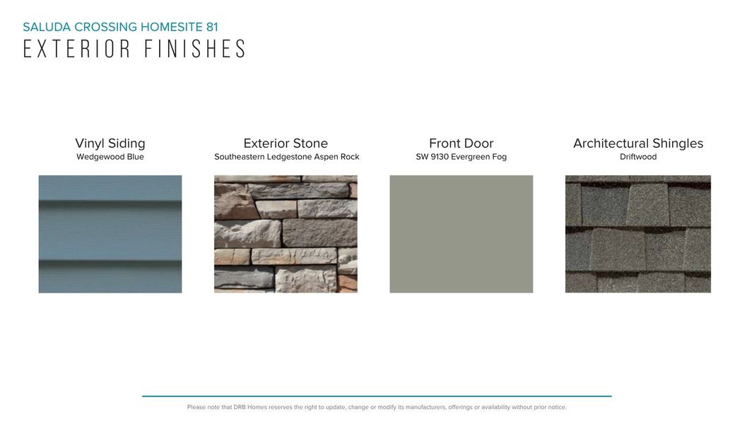 Sample of building materials used in homes in Saluda Crossing, Piedmont (Image 30). Sample of building materials used in homes in Saluda Crossing, Piedmont (Image 30).