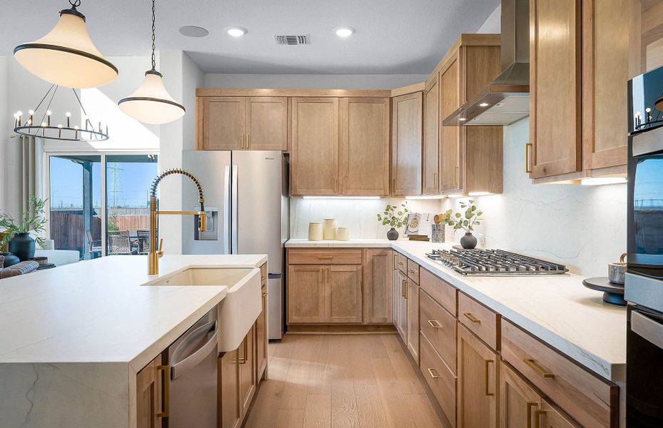Representative furnished interior of a home built from the Sanford by Pulte Homes in Kuempel Farms, Pflugerville (Image 13).