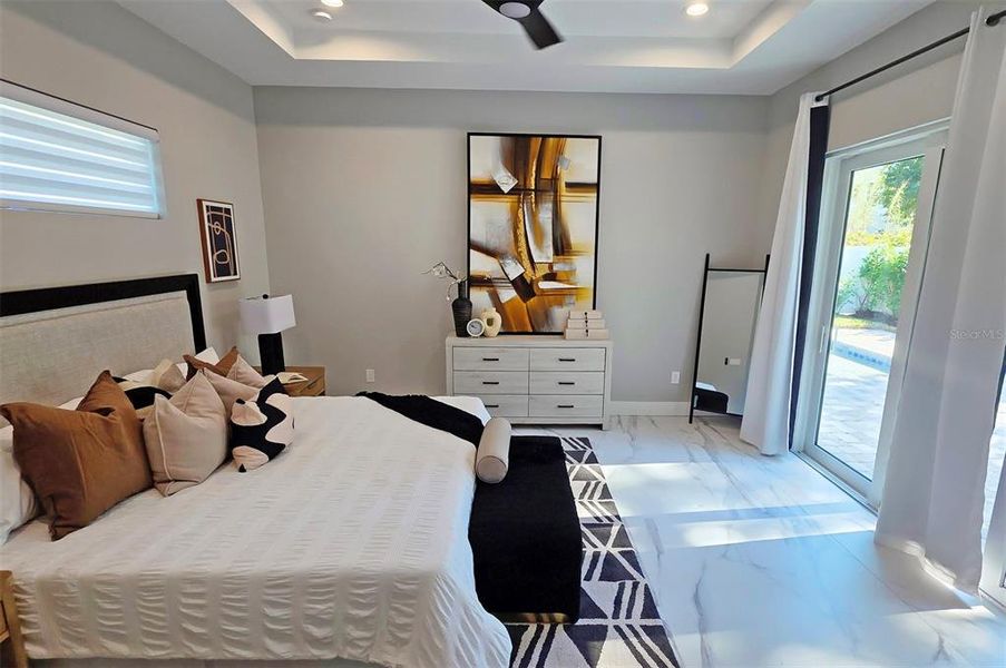 Furnished interior view inside a new home in , Sarasota (Image 57).