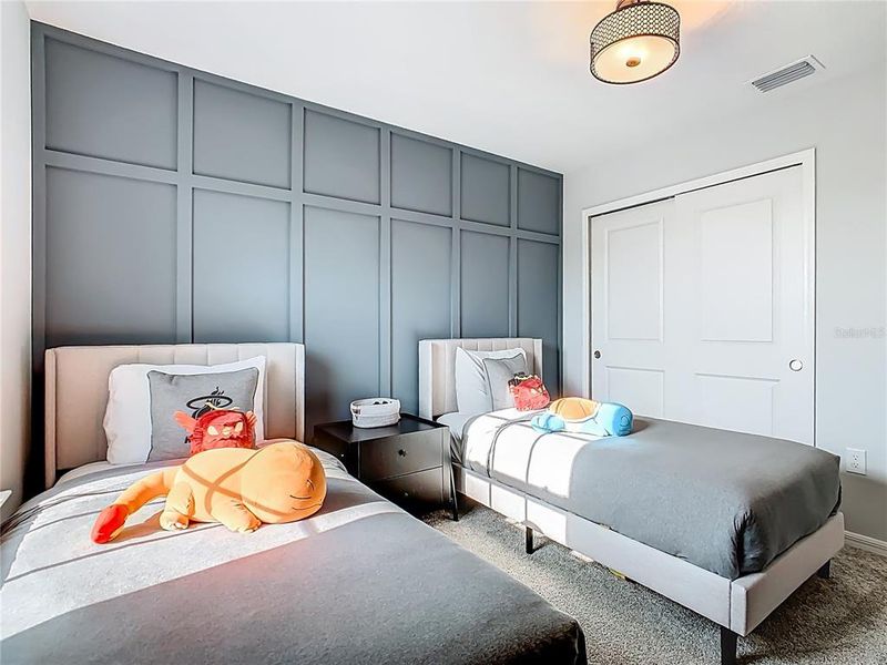 Furnished interior view inside a new home in , Orlando (Image 46).