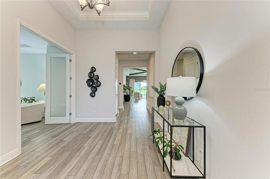 Furnished interior view inside a new home in Star Farms at Lakewood Ranch, Lakewood Ranch (Image 44). Furnished interior view inside a new home in Star Farms at Lakewood Ranch, Lakewood Ranch (Image 44).
