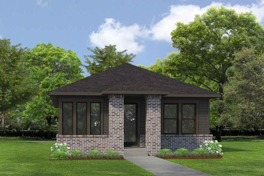 Representative exterior photo of a completed home built from the The Belville by David Weekley Homes in Sienna 42’, Missouri City, TX (Image 2). Representative exterior photo of a completed home built from the The Belville by David Weekley Homes in Sienna 42’, Missouri City, TX (Image 2).