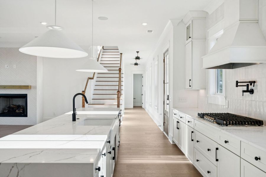 Furnished interior view inside a new home in Overlook at Copahee Sound, Awendaw (Image 18).