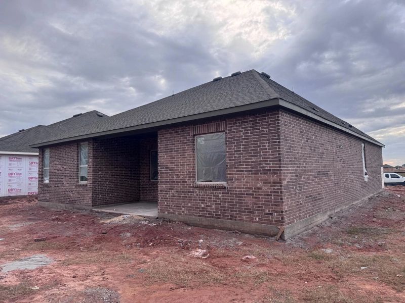 Construction Progress - Covered Patio