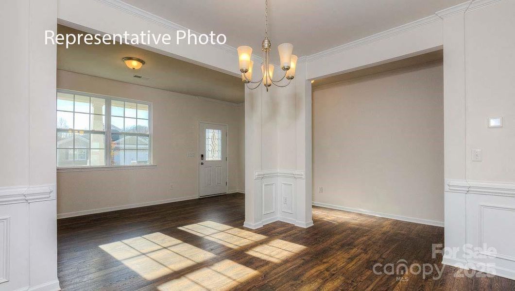 Spacious, unfurnished interior of a new home in Secrest Commons, Monroe (Image 24).