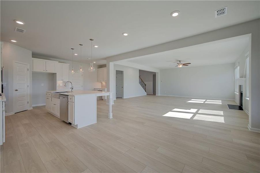Spacious, unfurnished interior of a new home in Grandview at Millers Mill, Stockbridge (Image 34). Spacious, unfurnished interior of a new home in Grandview at Millers Mill, Stockbridge (Image 34).
