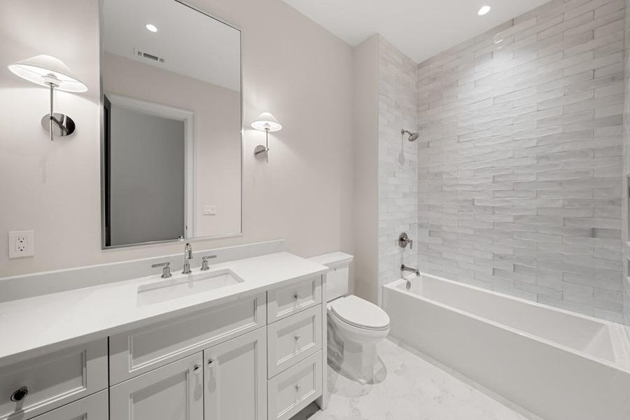 Furnished interior view inside a new home in Blue Heron Walk, Atlanta (Image 29).