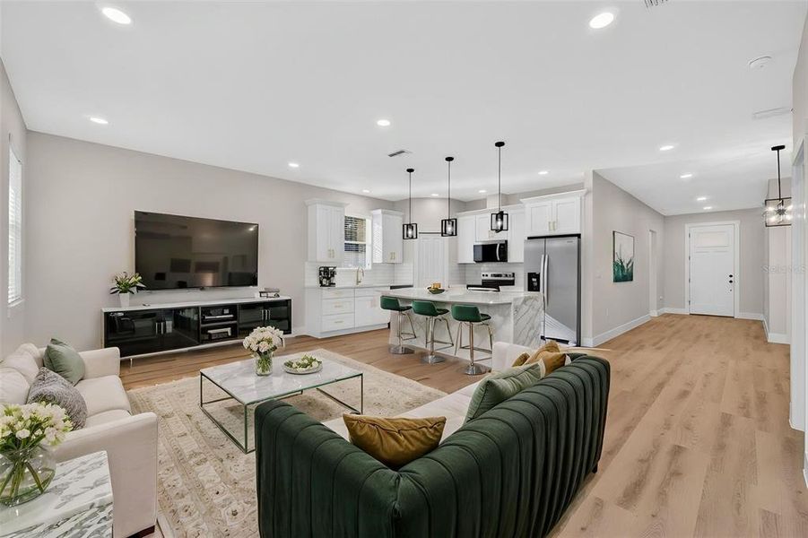 Furnished interior view inside a new home in , Brooksville (Image 15).