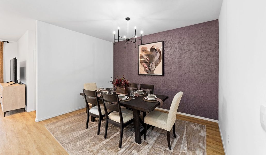 Furnished interior view inside a new home in Barnett Village, Marana (Image 9).