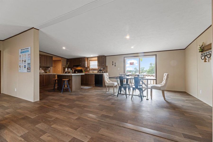 Furnished interior view inside a new home in , Sunset (Image 9).