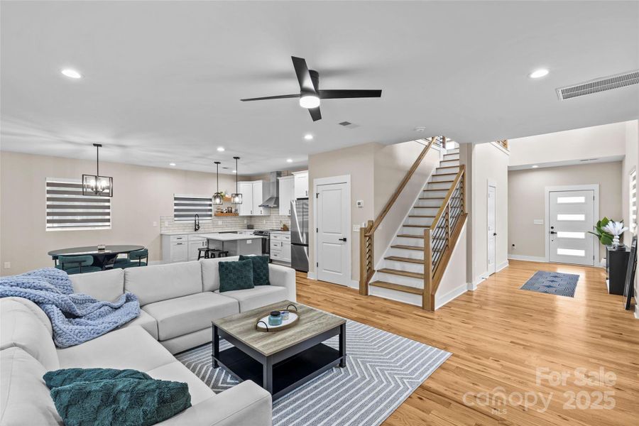 Furnished interior view inside a new home in , Charlotte (Image 23).