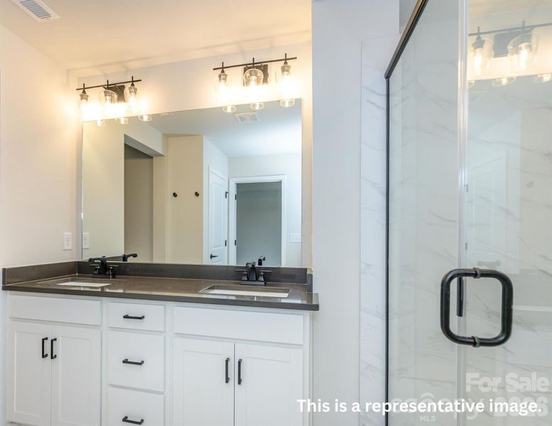 Furnished interior view inside a new home in North Creek Village, Huntersville (Image 6).