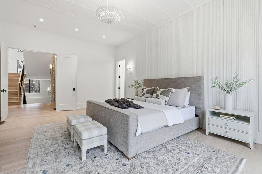 Furnished interior view inside a new home in , Johns Creek (Image 33).