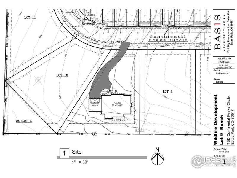 Position of the home on the lot.