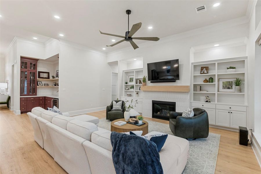 Furnished interior view inside a new home in , Bryan (Image 17). Furnished interior view inside a new home in , Bryan (Image 17).