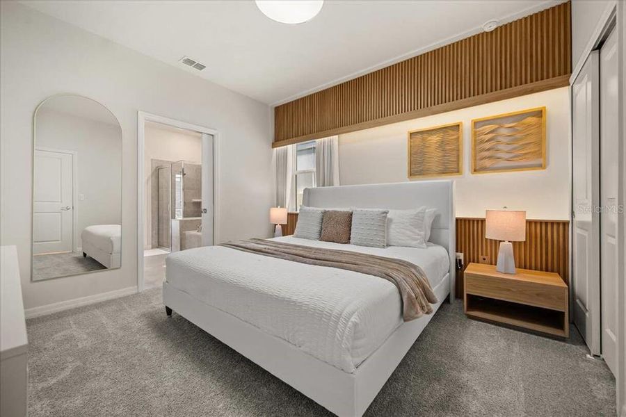 Furnished interior view inside a new home in , Clermont (Image 15).