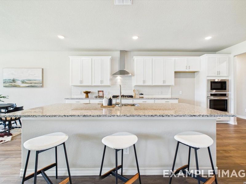 Furnished interior view inside a new home in Potranco Oaks, Castroville (Image 17). Furnished interior view inside a new home in Potranco Oaks, Castroville (Image 17).